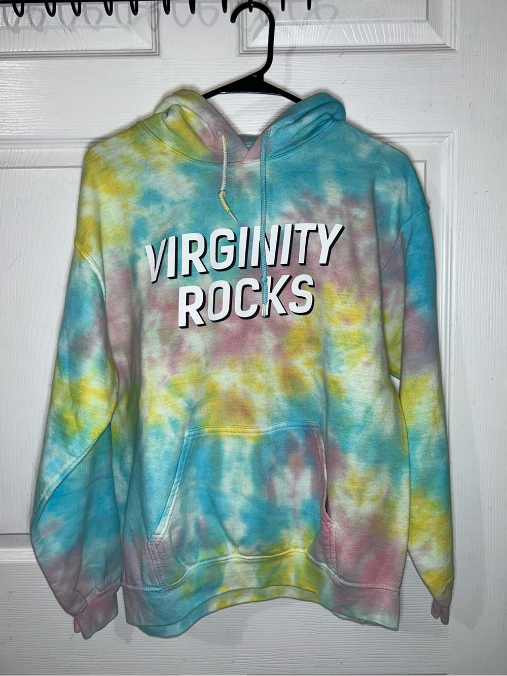Tie-Dye Pullover Hoodie - Multicolor